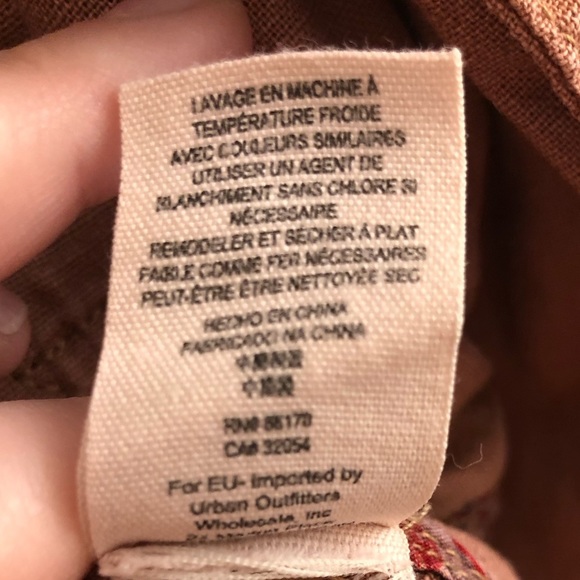 FREE PEOPLE LINEN ROSEWOOD LIGHT WEIGHT MOTO JACKET SIZE LARGE BOHO FESTIVAL - Picture 9 of 12